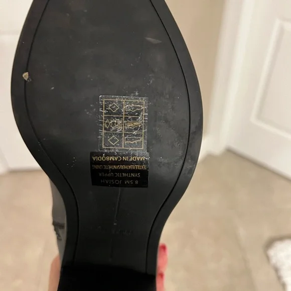 Dolce Vita Black Heeled Boots - Picture 3 of 5